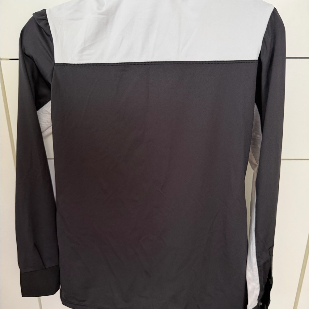 Equestriess Atellier Black and White Button-Up Sun Shirt - Picture 4 of 4